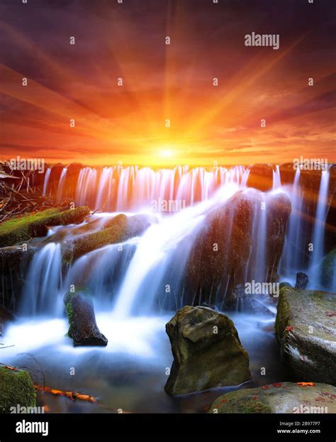 Download Free 100 Sunset Waterfall