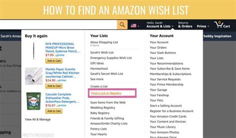 How To Use Amazon Wish Lists For Ting Pretty Providence