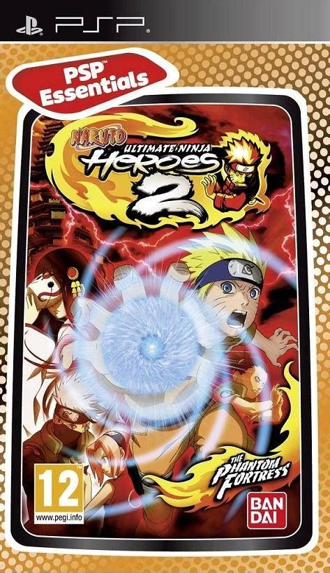 Naruto Ultimate Ninja Heroes 2 The Phantom Fortress Box Shot For Psp