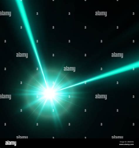 Green Laser Beam Vector Illustration Stock Vector Image And Art Alamy