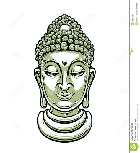 Buddha Head Illustration Images & Pictures - Becuo | Buddha, Gautama buddha, Buddha head