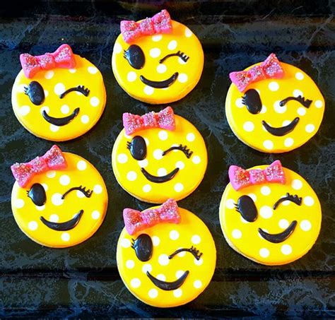 Emoji Theme Cookies Sugar Cookie Cookies Treats
