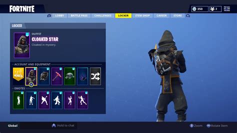 Color Acheme Fits Cloaked Star Road Ready Fortnitefashion