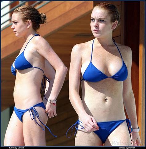 Beautiful Females Lindsay Lohan Bikini 2912083