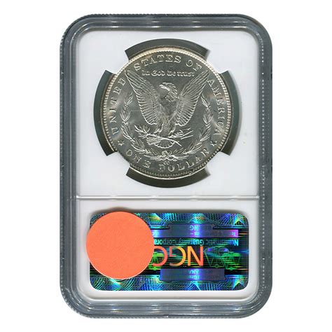 Certified Morgan Silver Dollar 1882 Cc Ms63 Ngc Golden Eagle Coins
