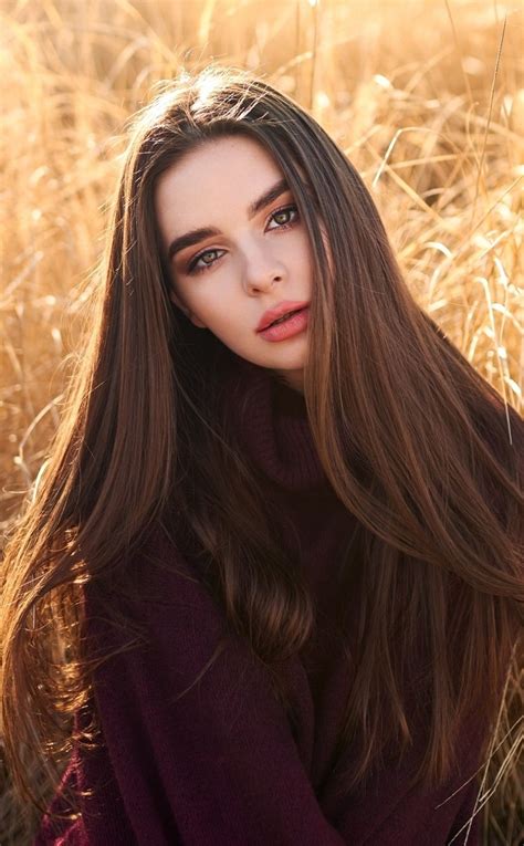 Outdoor Long Hair Gorgeous Woman Wallpaper Fotos De Rostro Fotos