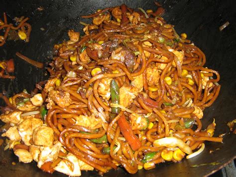 Ourgangof7 Stir Fried Chicken And Hokkien Noodles Recipe