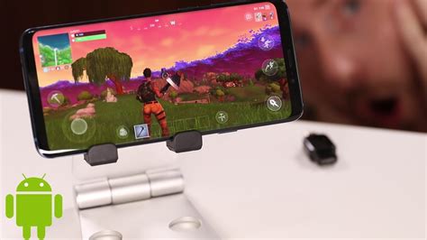 Fortnite For Android Is Officially Out Galaxy S9 Gameplay And