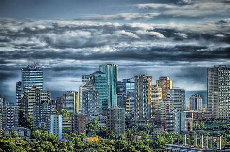 Edmonton Skyline Photograph By Tilen Hrovatic