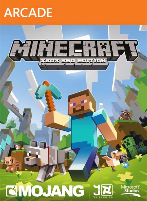 Minecraft Xbox 360 Edition 2012 Xbox 360 Box Cover Art