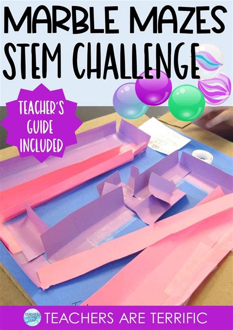 Stem Challenge Marble Maze In 2021 Stem Challenges Stem Activities