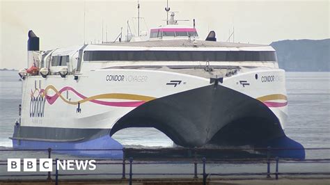 Condor Ferry Sailings Affected By French Strikes Bbc News