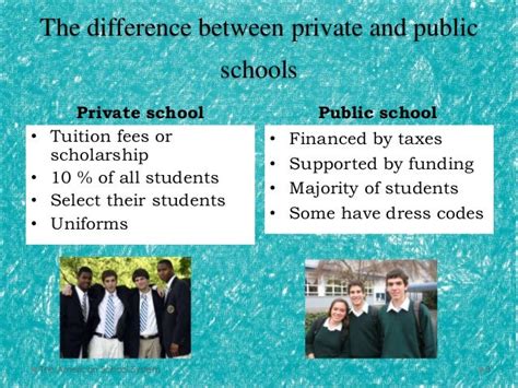 Compare And Contrast Public And Private Schools Essay