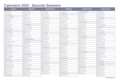 Calendario 2022 Da Stampare Icalendarioit