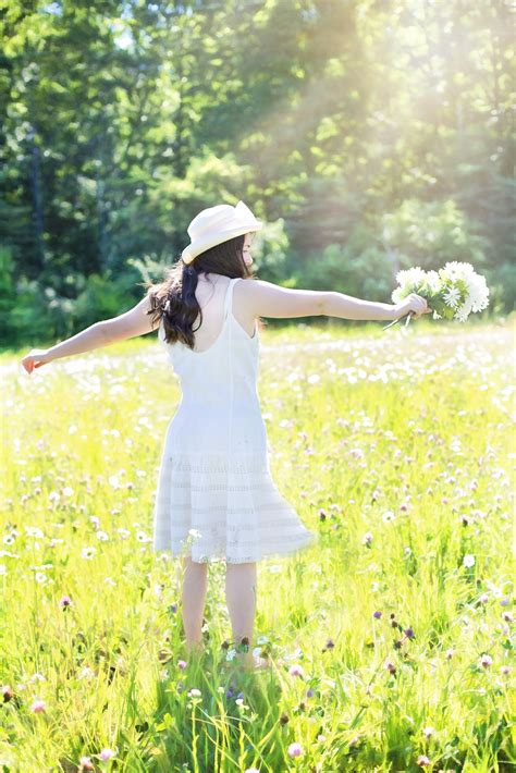 Free Images Nature Grass Woman Field Lawn Meadow Countryside