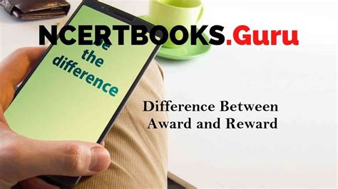 Difference Between Award And Reward And Their Similarities Ncert Books