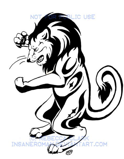 Fierce Lion Tattoo Commssion By Insaneroman On Deviantart