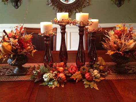 Fall Church Decorations Table Centerpieces
