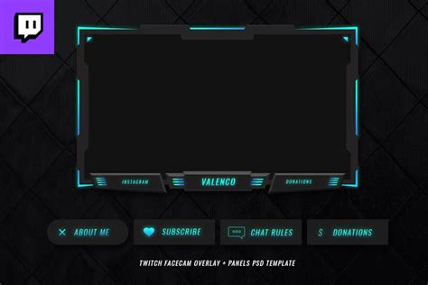 Twitch Facecam Overlay V3 Graphic Templates Envato Elements