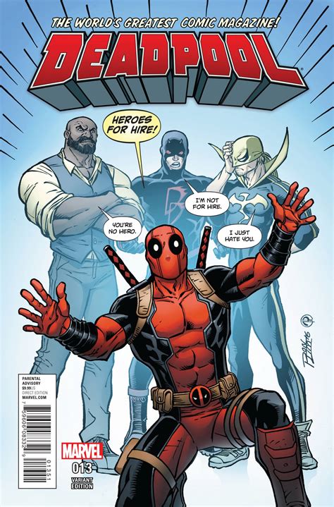 Deadpool Comic Books Value First Look At Deadpool 1 By Duggan