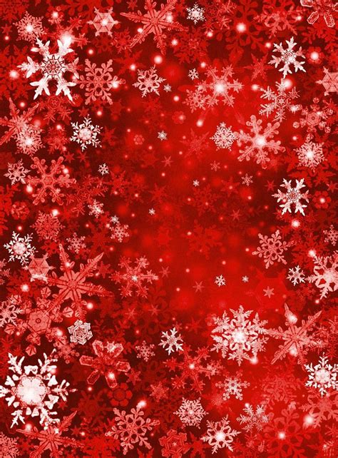 Red Snowflake Wallpapers Wallpaper Cave