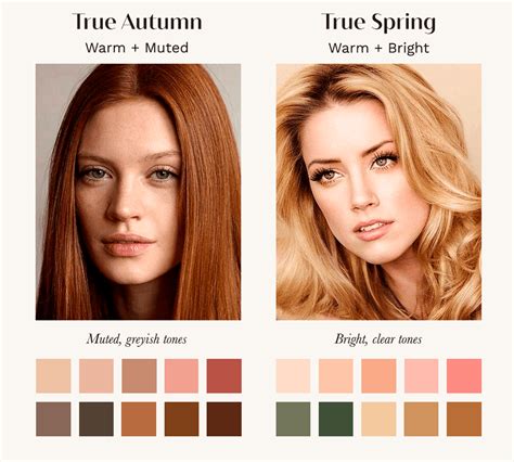 True Autumn A Comprehensive Guide The Concept Wardrobe Hair Color For Warm Skin Tones Hair