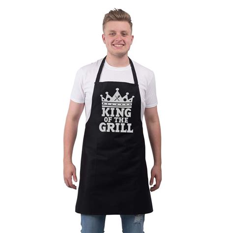 Bbq Apron Funny Grill Aprons For Men King Of The Grill Menâ€ S Grilling