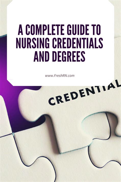 A Complete Guide To Nursing Credentials And Degrees Nurse Nerdy