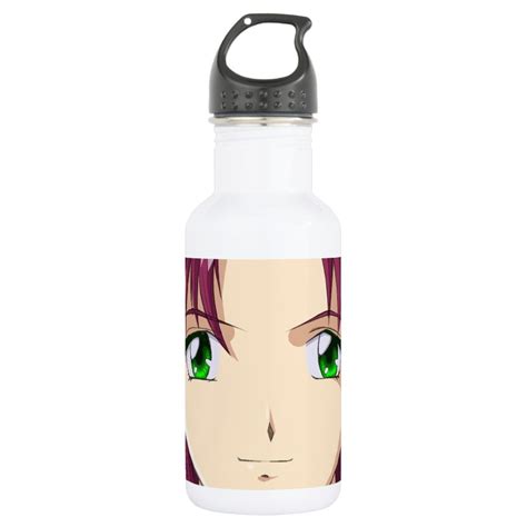 Anime And Manga Faces Water Bottle Zazzle Bottle Water Bottle