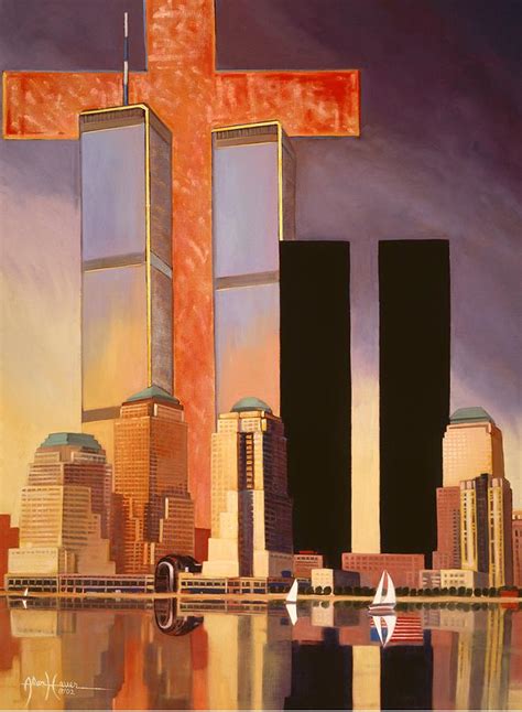 World Trade Center Memorial Painting By Art James West