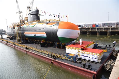 Indian Navy Launches 4th Scorpene Class Submarine Vela Biznext India