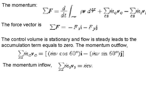 Fluid Mechanics Chapter 6 Momentum Equation Dr Amer