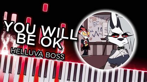 You Will Be Ok Helluva Boss Piano Tutorial Sheet Music Youtube
