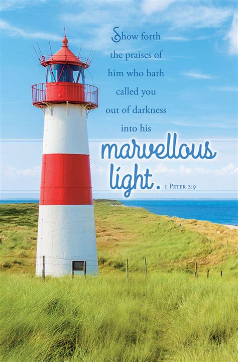 Church Bulletin 11 Inspirationalpraise Marvellous Light Pack Of