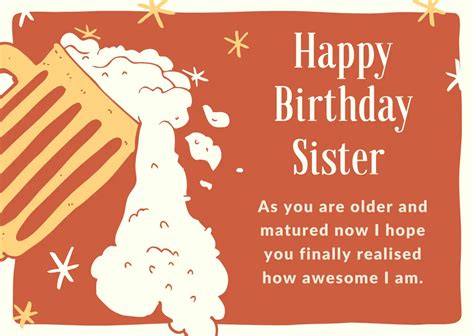 Funny Birthday Wishes For Sister Messages Quotes Images And Status