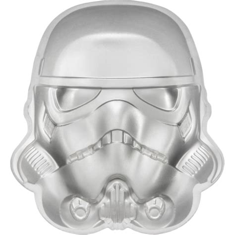 2020 Niue Star Wars Stormtrooper Helmet 2 Oz Silver Coin