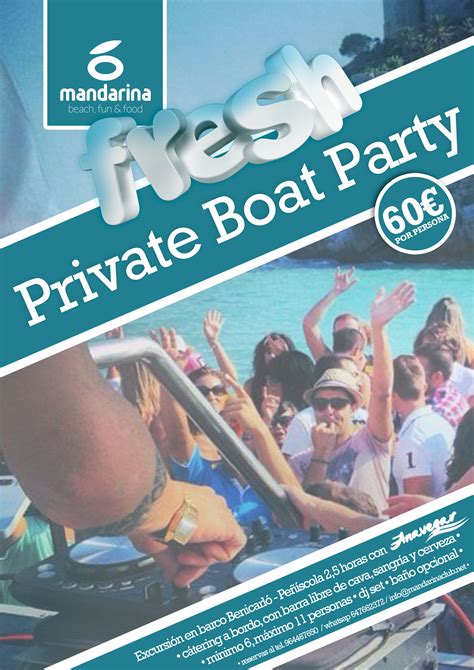 Mandarina Club Private Boat Party