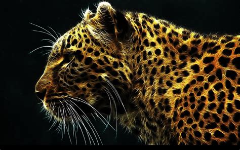 Cheetah Digital Wallpaper Fractalius Animals Leopard Animal