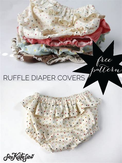 Belly Baby Ruffle Diaper Covers Pattern Tutorial Baby Sewing