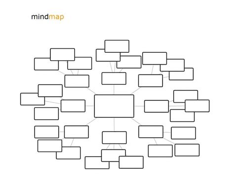 Web Diagram Template Inspiration Mind Map Template Bi