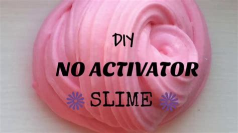 Diy No Activator Slime No Borax Liquid Starch Or Contact Lens
