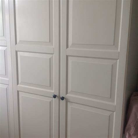 The two mirrored doors have been removed for ease of moving. IKEA Hemnes double wardrobe | in Lutterworth ...