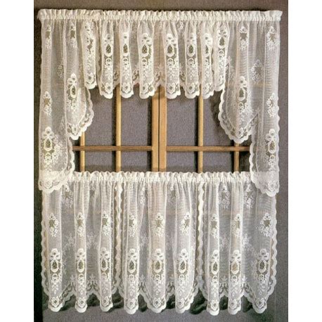 If you are looking for jcpenney kitchen valances you've come to the right place. Sterling Lace Kitchen Curtains with Tier, Swags ...