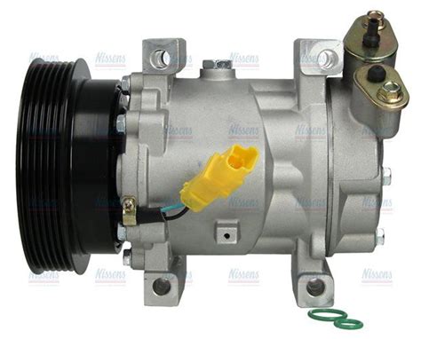 An air compressor is a pneumatic device that converts power (using an electric motor, diesel or gasoline engine, etc.) into potential energy stored in pressurized air (i.e., compressed air). Nissan Qashqai Air Con Compressor Pump 1 5 DCi 2007 Nissan ...