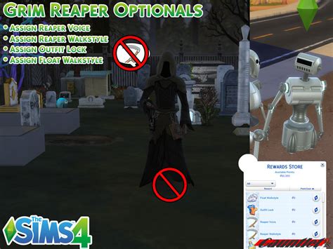Sims4 Grim Reaper Optionals By Gauntlet101010 On Deviantart