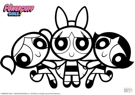 Powerpuff Girls Coloring Pages Learny Kids