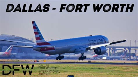 Dallas Fort Worth International Airport Plane Spotting Youtube