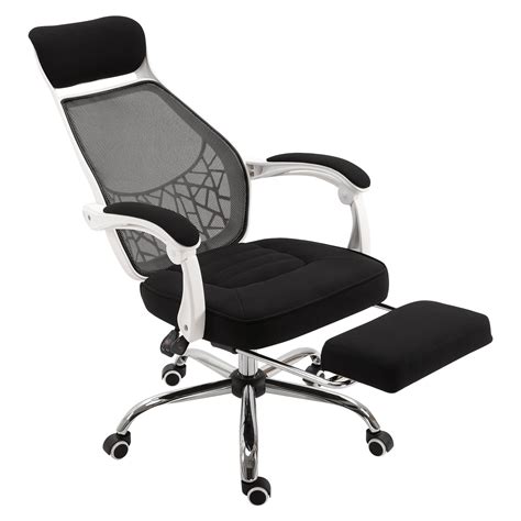 Vinsetto 360° Swivel High Back Office Chair Adjustable Height Recliner