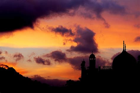 Mosque Sunset Landscape · Free Photo On Pixabay