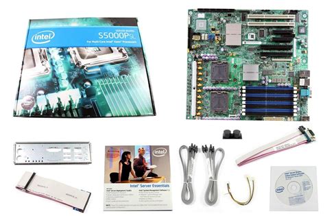 Intel S5000pslsata Quad Core Xeon Cpu 5300 Lga771 Server Motherboard